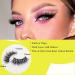 Daoder Fluffy Cat Eye False Eyelashes Set - 10 Pairs Wispy Long Dramatic Volume Lashes with Glue & Tweezers - 18mm Soft & Light Fake Eyelashes (Fluffy Lashes 09) - Buy Online on SooperMarket.com