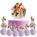 21 Free Horse Cake Topper Cupcake Toppers Set, Party Decor for Horse Theme Birthday Supplies Favors Topper Decorations