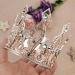 Rhinestone Crystal Crown Cake Topper - Handmade Tiara for Baby Shower, Birthday, Wedding - Rose Gold - Buy Online on SooperMarket.com