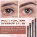 100 Pack Disposable Angled Eyebrow Brushes - Salon Quality Tinting and Makeup Tool - Buy Online on SooperMarket.com
