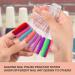 50pc Clear Fan-shaped Nail Art Swatches Sticks for Practice and Display - Keilend - Buy Online on SooperMarket.com