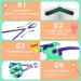 RANTO Kids KN95 Masks for Children 50 Pack - Breathable Face Masks for Girls Boys - 5-Layer Protection - Adjustable Earloop - A-airplane Pattern - Buy Online on SooperMarket.com