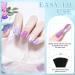 LKE Gel Nail Polish Kit with 72W UV Lamp | 6 Macaron Colors + Top & Base Coat | Manicure DIY Gifts for Women - Buy Online on SooperMarket.com