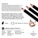 Alima Pure Natural Definition Brow Pencil with Jojoba Oil - Brunette | Mineral Eyebrow Makeup .04 oz - Buy Online on SooperMarket.com