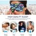 WELLDAY Bus Pattern Sleep Mask | Soft Comfort Blindfold for Men and Women | Adjustable Strap | Blockout Light for a Restful Sleep - Buy Online on SooperMarket.com