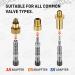 Henmi Bicycle Valve Adapter Set - Universal Fit for All Valves Includes Auto French Air Pump Ball Needle & Compressor Adapters with Sorting Box - Buy Online on SooperMarket.com