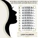 72 Cluster Lashes D Curl Natural DIY Eyelash Extensions Soft & Fluffy | UK-FD-B39-D-MIX - Buy Online on SooperMarket.com