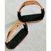 Rose Gold Flexi Stirrups Horse Riding Bendy Flexible Safety Irons S Steel 4.75"