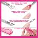 Fandamei Nail Polish Remover Tools Set - 500 Cotton Pads Pink Nail Clips Stainless Steel Shaver Nail Files & Brush - Perfect for Gel Nails - Buy Online on SooperMarket.com