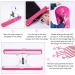 3PCS Extra Long Rose Wig Storage Bags with Wooden Hanger - Portable, Dust-proof, Transparent Zip Up Hair Extension Organizer - Buy Online on SooperMarket.com