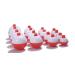 WUYUEJXI Fishing Bobbers Assortment, Large & Small Red and White Fishing Bobbers for Fishing Bobbers Floats, 16 Fishing Bobbers Set