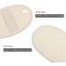 20 Pack Exfoliating Loofah Sponge Pads - 100% Natural Luffa & Terry Cloth Scrubber Body Glove for Men and Women - Ideal for Bath, Spa, and Shower - Buy Online on SooperMarket.com