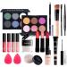 FantasyDay All-in-one Makeup Set Gift Surprise | Complete Women's Makeup Kit with Eyeshadow, Lipstick, Blush, Foundation, and Brushes | Cosmetic Essentials Starter Bundle for a Flawless Look - Buy Online on SooperMarket.com