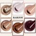 6-Piece Gel Nail Polish Set: Brown, Coffee, Wine Red, Burgundy, Nude, Purple, Pink, Champagne, Gold Glitter - Winter Colors | Soak Off, Salon-Quality, Ideal for Beginners & DIY Manicures - Buy Online on SooperMarket.com