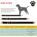 YUDOTE Ultra-Soft Cotton Dog Collar for Small Dogs with Sensitive Skin - Black S (1 Pack) - International Shipping Available - Buy Online on SooperMarket.com