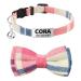 Tagme cats collars with names and telephone number kitten collar with safety closure and bell pink 1 -pack 1 Pack pink
