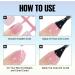 TOMICCA Extra Short Oval Nail Tips 180PCS Pink Soft Gel Nails - 3 in 1 Base Coat Coverage - Matte Full Coverage Nail Tips for Nail Art Extensions - Buy Online on SooperMarket.com