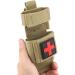 Yoncono Tactical Tourniquet Holder - Portable Military First Aid Storage Bag for Trauma Scissors (Khaki) - Buy Online on SooperMarket.com