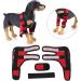 Dog Front Leg Protector Protector Wrist Guard Pet Knee Pads Reflective Stripe for Ligament Injuries Sprains for Loss of Stability(#1 M) - Buy Online on SooperMarket.com