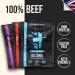 BEEFit Biltong Beef Jerky Variety Pack | 12x30g | Traditional Red Hot Chilli & BBQ Flavors | High Protein | Gluten Free | Keto Friendly - Buy Online on SooperMarket.com