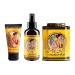 Barefoot Venus bath Soak  Hand Cream & Argan Oil Body Care Gift Set (Mustard Bath)
