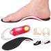 Orthotic Insoles for Heel Pain Relief - Comfortable Plantar Fasciitis Support for Men & Women - Black Orthopedic Insoles for Flat Feet - Buy Online on SooperMarket.com