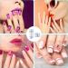 Ruicaifu 2 PCS Clear Silicone Jelly Stamper with 2 PCS Scraper Silicone Nail Art Stamping Stamper Soft Jelly Nail Art Stamper for Manicure Tools Nail Art Design (Two shapes) - Buy Online on SooperMarket.com