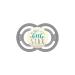 Mam Perfect Night Schnuller prevents tooth misalignment particularly thin and flexible silicone pacifier lights up in the dark 6-16 months Little Star