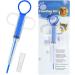 Nuanchu 4-Piece Pet Pill Shooter Kit - Dog & Cat Medicine Dispenser for Small Animals | Blue - Buy Online on SooperMarket.com