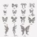 10Pieces Butterfly 3D Alloy Butterfly Silver Butterfly Rhinestones For Acrylic Nails - Buy Online on SooperMarket.com