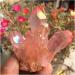 Natural Crystal Rough Beautiful Rose Flame Aura Quartz Crystal Cluster Specimen 60-70G - Buy Online on SooperMarket.com