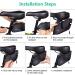Premium Black Bike Saddle Bag | Waterproof Under Seat Pouch for Mountain & Road Bikes | Cycling Wedge Pack for Accessories Storage - Buy Online on SooperMarket.com