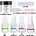 Lofuanna Dip Powder Nail Kit Starter - Clear Nail Dipping Set for DIY French Nail Art - Easy to Apply at Home or Salon - No UV/LED Needed - Includes Base, Top Coat, Activator, and Brush Saver - #010 - Buy Online on SooperMarket.com