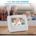 MYPIN 4.3 Full HD Video Baby Monitor with Camera, Night Vision, Temperature Sensor, Two-Way Audio & Lullabies - TYPE-C HS0357 - Buy Online on SooperMarket.com
