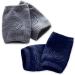 Kalevel Baby Crawling Anti-Slip Knee Pads Cotton Knee Sleeve Protector Newborn Crawling Knee Pads Baby Boy Girl Knee Protector Infant Toddler Knee and Elbow Pads (2 Pairs, Navy Blue + Dark Grey)