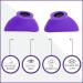 Super Sunnies Slim Flex UV Eye Protection FDA Compliant Individual Tanning Goggles Eyeshields (Purple) - Buy Online on SooperMarket.com