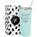 Don't Make Me Use My Teacher Voice Funny Tumbler - Stainless Steel Insulated Travel Tumbler with Lid and Straw - Teacher Gifts for Women - Teacher Travel Tumbler - New Teacher Cup - New Teacher Gift Funny Teacher - Mint
