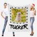 Custom Blanket for Pet with Photos Name Text Customized Blanket Personalized Soft Throw Blankets with Paw Print for Dog Cat 60 x 80 Inches 60 x 80 Inches Multi R30 - Buy Online on SooperMarket.com