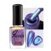 Purple Nail Varnish Chrome Nail Polish Glitter Aurora Gel Nail Varnish Quick Dry Soak Off Nail Art Manicure Pedicure For Professional Drying No UV Needed For Women Party 8ml