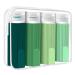 Travel Bottles for Toiletries 3.4 oz Travel Bottles TSA Approved BPA Free Leak Proof Silicone Travel Toiletry Bottles Portable Travel Essentials for Shampoo Conditioner Lotion (4 Pack)