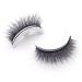 Fake Eyelashes 1 Pair Reusable Self-adhesive False Eyelashes Makeup Eyelashes with Crystal Case Realistic Lashes for Beginners Women Bushy False Eyelashes