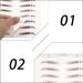 Baluue 48 Pcs Eyebrow Stickers Eyebrow Decals for Women Brow Shaper Instant Transfer Eyebrows Hair Soy Ink - Buy Online on SooperMarket.com