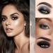 Smoky Eyeshadow Palette - 9 Cold Tone Shades | Long Lasting & Highly Pigmented - Buy Online on SooperMarket.com