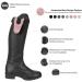 Suedwind Children's Riding Boots Nova Kids Fun - Real Leather Breathable & Comfortable EU Size 37 - Adjustable YKK Tops - International Shipping Available - Buy Online on SooperMarket.com