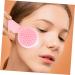 Gogogmee Silicone Face Brush Silicone Face Scrubber Silicone Facial Scrubber Facial Cleansing Brush Face Scrubber Face Scrubbers Silicone Brush for Face Facial Exfoliator Brush Facial Brush 11x5cm Pink - Buy Online on SooperMarket.com