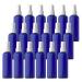 TIANZD 24 Pieces Empty 100 ml Blue PET Plastic Fine Mist Pump Spray Bottles with White Top Portable Sprayer for Perfume Water Cosmetic Travel Containers Refillable 2x Funnel