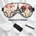 Love Paris Tower Coffee Wine Perfume Bicycle Heart Soft Sleep Eye Mask Female Breathable Eye Patch Perfect for Travel and Relaxation - Buy Online on SooperMarket.com