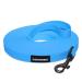 Looxmeer tow lines for dogs 3m /5m /7m /10m /15m /20m /30m Robust training line with storage bag hand loop neon blue 25m neon blue