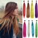 Red Striped Synthetic Feather Hair Extension Stick - 16 inch | Prinfantasy BZ239 - Buy Online on SooperMarket.com