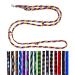 Dog linen small dogs up to 15 kg / double line 4-folded 2.40m / 2.80m / 3.50m Kleins very light & robust (2.40m 3-speed adjustable navajo (8 colors)) 2.40m 3-fold adjustableNavajo (8 colors)